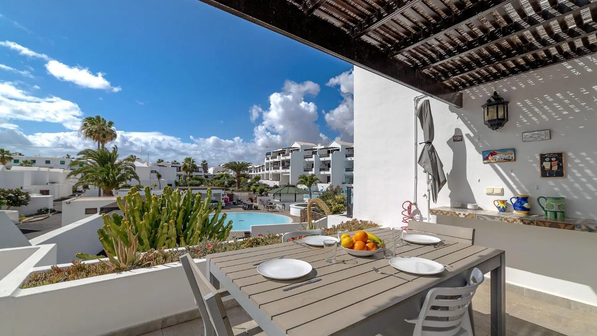 Appartamento Playa Bastián 2 habs, 2 baños y súper terraza Costa Teguise